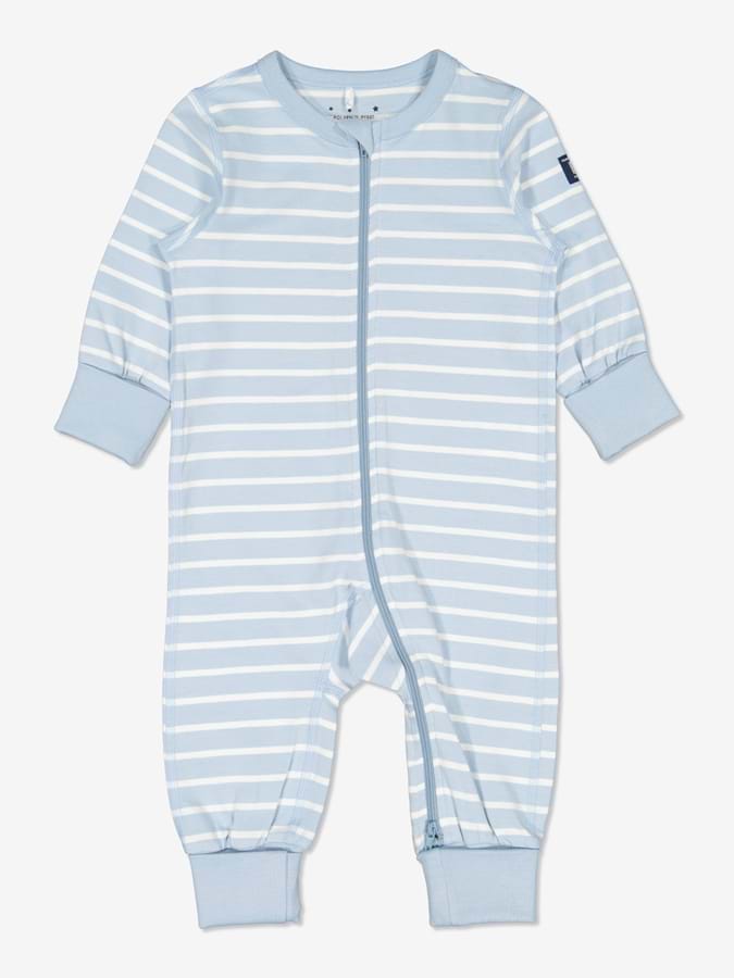 Vauvan raidallinen pyjamahaalari