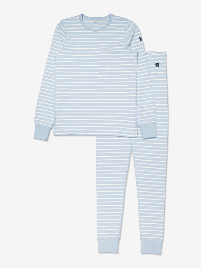 Aikuisten kaksiosainen raidallinen pyjama
