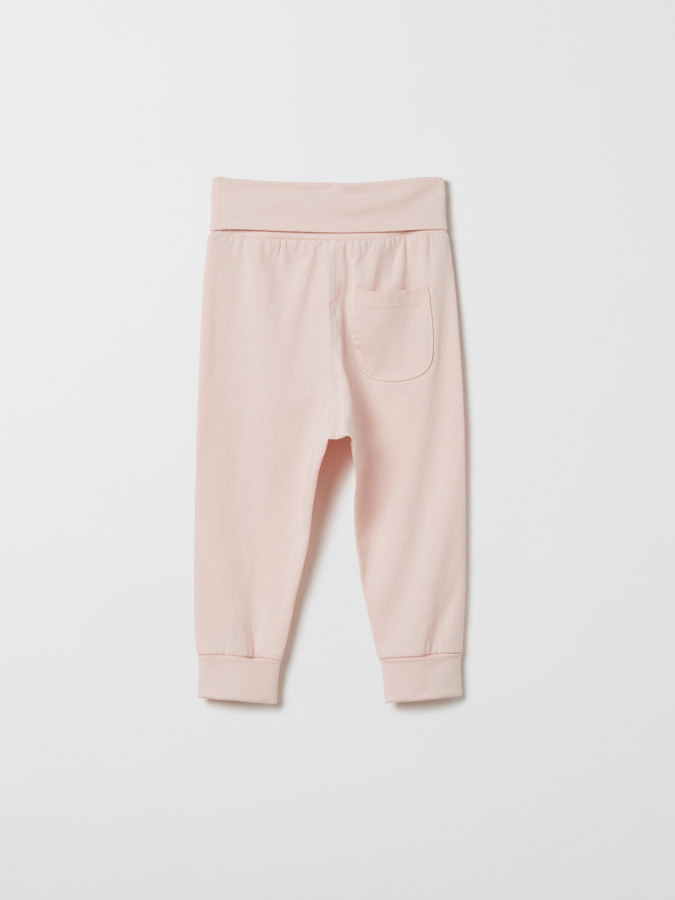 Yksiväriset housut taitettavilla resoreilla Yksiväriset housut taitettavilla resoreilla