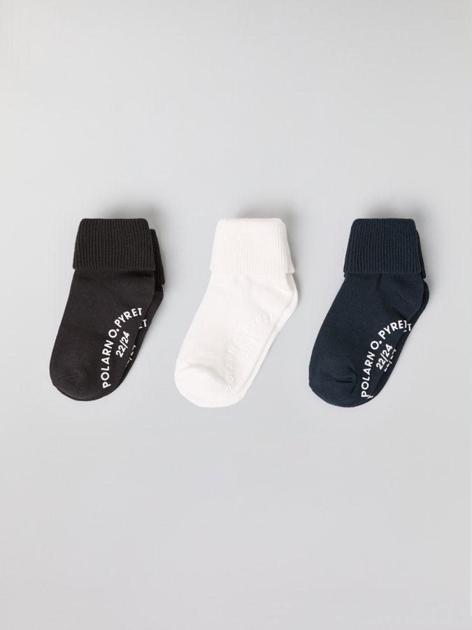 Yksiväriset jarrusukat 3-pack Yksiväriset jarrusukat 3-pack