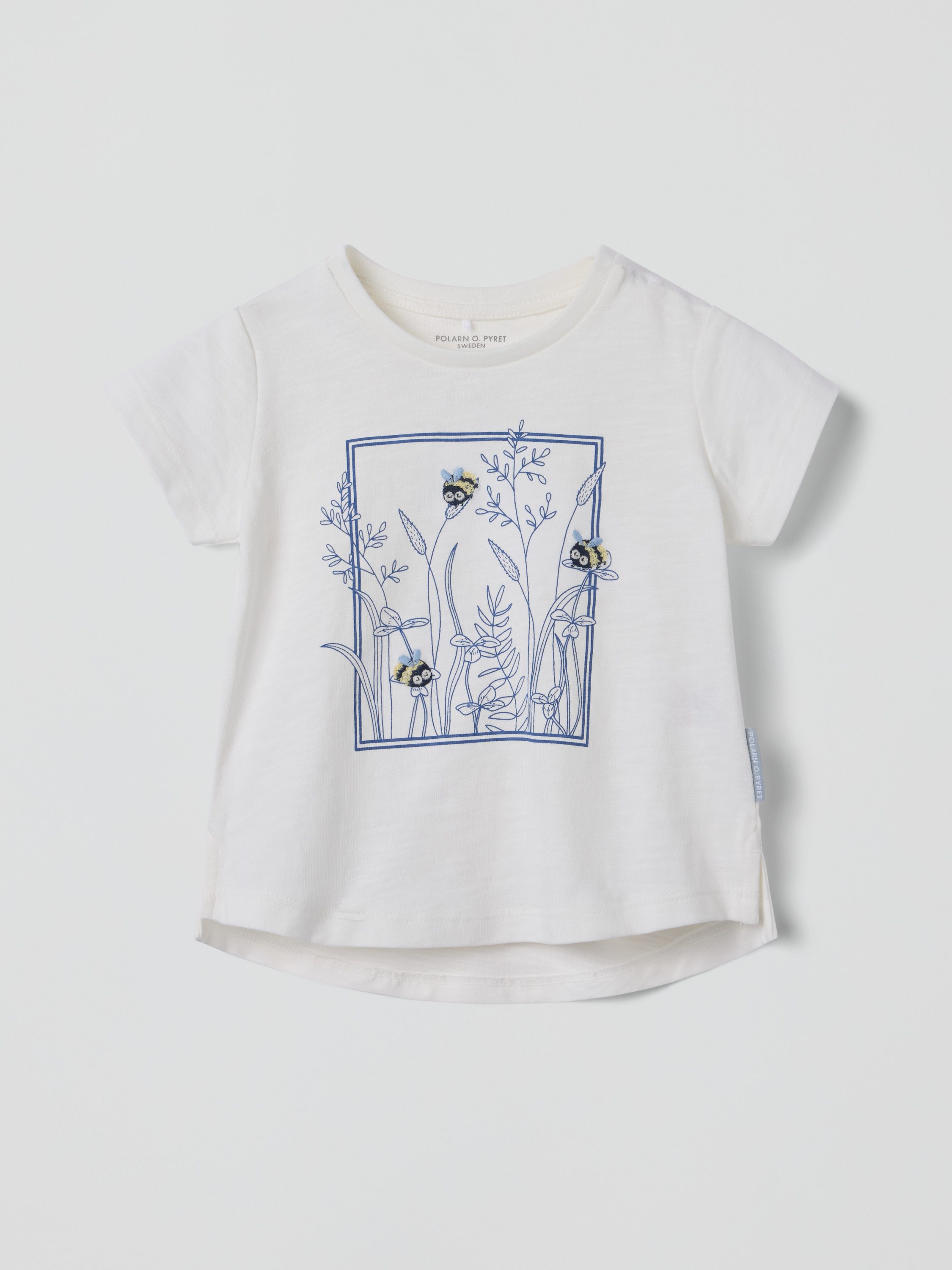 Lyhythihainen paita kukkakuvioilla