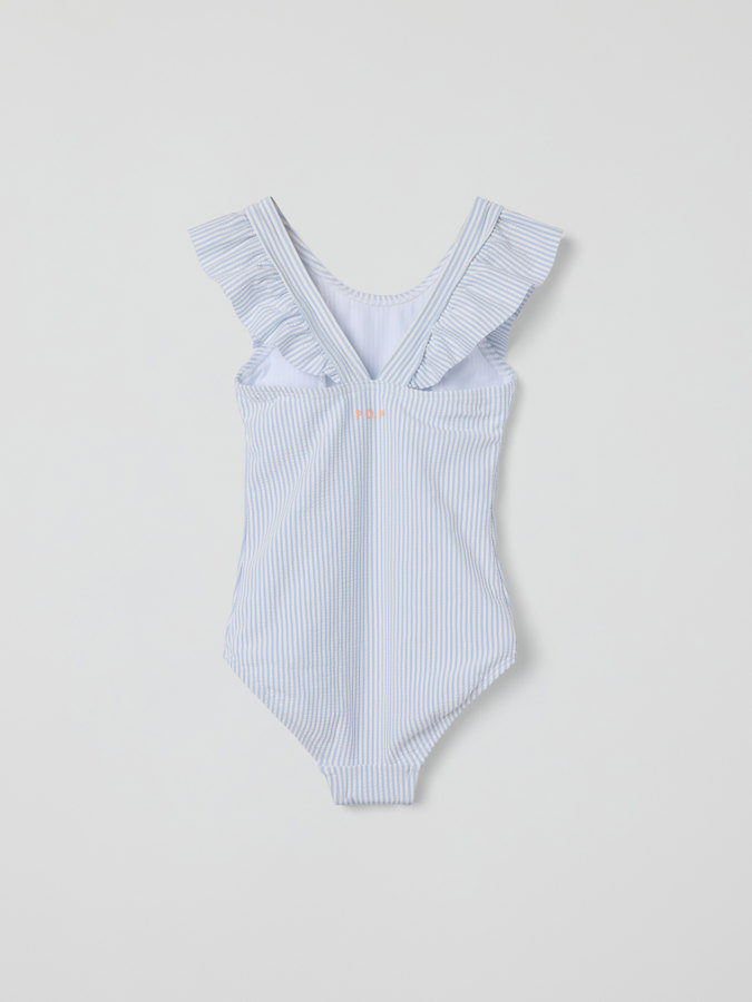 Pitkähihainen raidallinen UV-uimahaalari