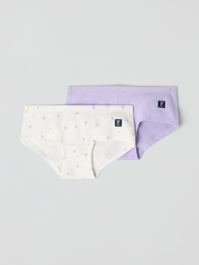 Hipster-alushousut sydänkuviolla 2-pack Hipster-alushousut sydänkuviolla 2-pack