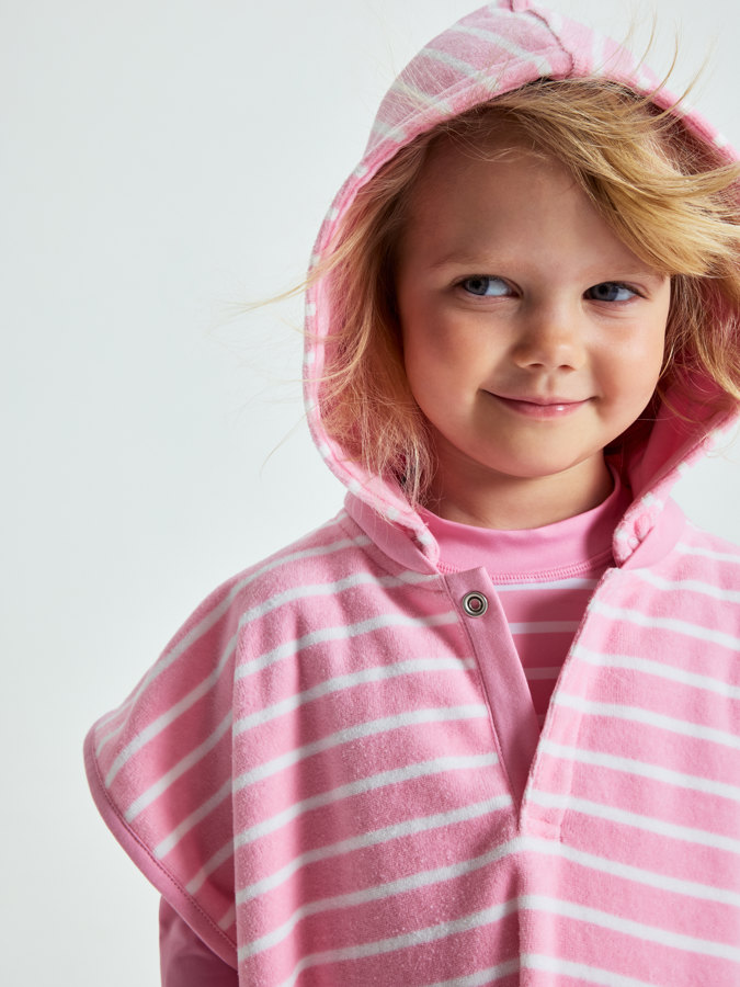 Raidallinen kylpyponcho Raidallinen kylpyponcho