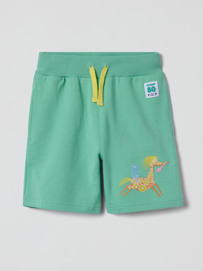 Collegeshortsit muumikuviolla Collegeshortsit muumikuviolla