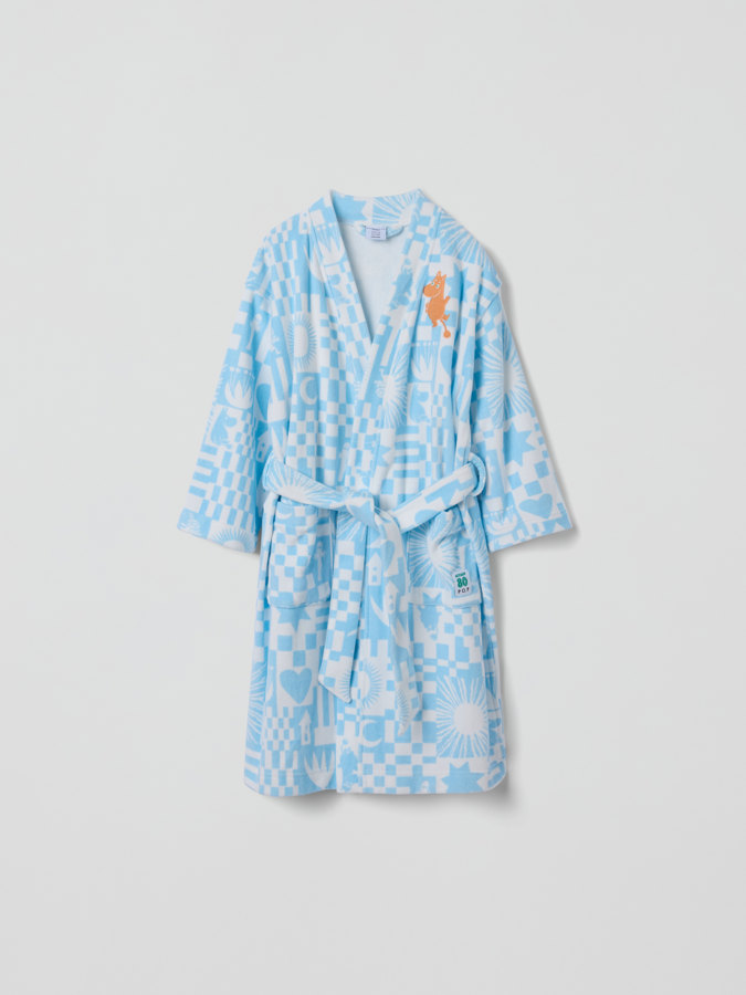 Aamutakki muumikuviolla Aamutakki muumikuviolla