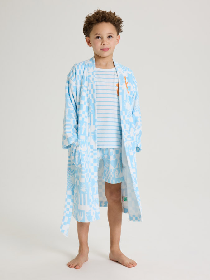 Aamutakki muumikuviolla Aamutakki muumikuviolla