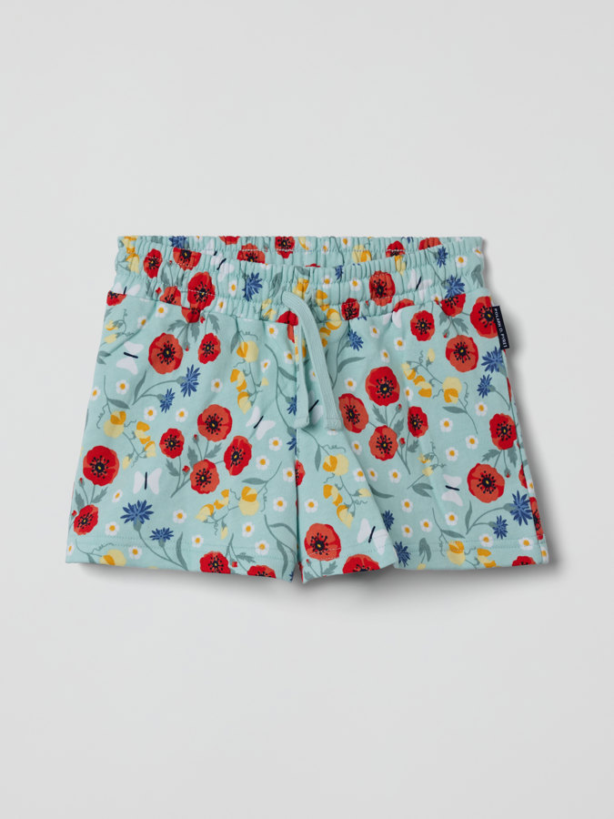 Collegeshortsit kukkakuviolla Collegeshortsit kukkakuviolla