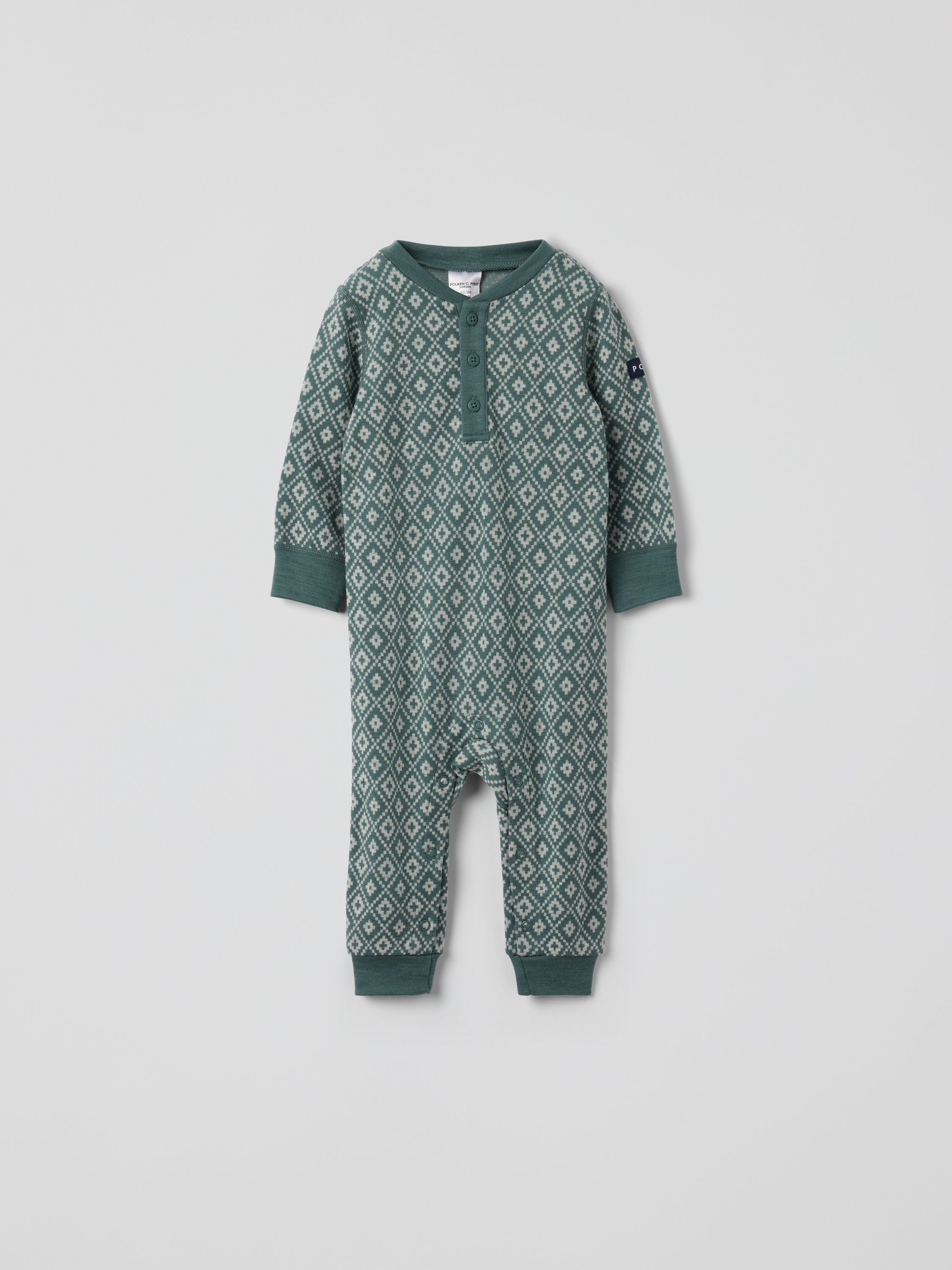 Haalari merinovillaa jacquard-kuviolla