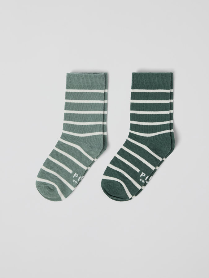 Raidalliset sukat 2-pack