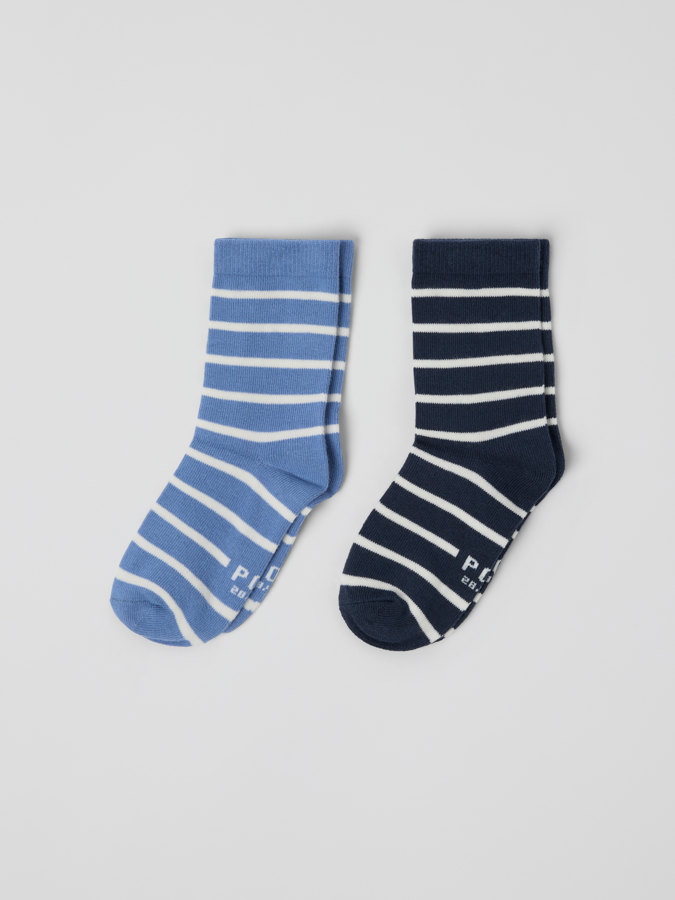 Raidalliset sukat 2-pack