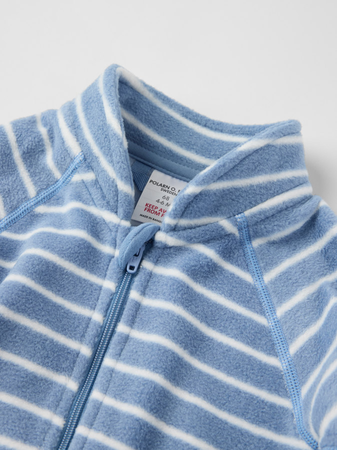 Fleecestä haalari, raidallinen Fleecestä haalari, raidallinen