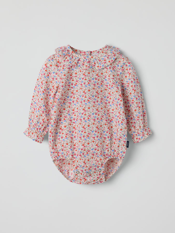 Pitkähihainen body kukkakuvio Pitkähihainen body kukkakuvio