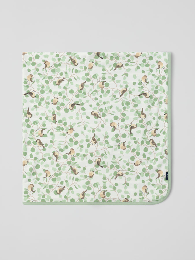 Lintukuvioinen viltti