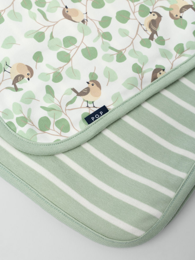 Lintukuvioinen viltti