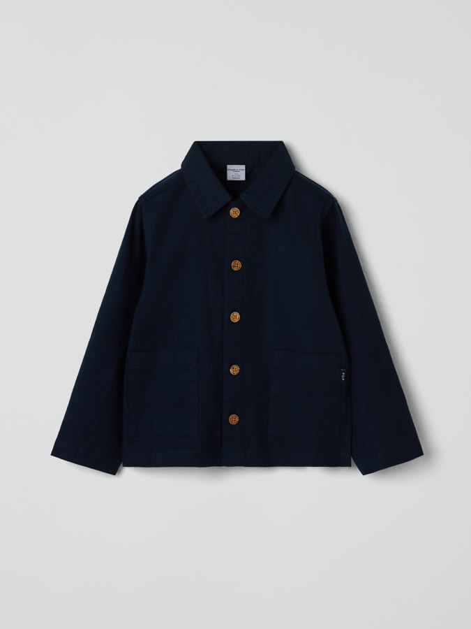Overshirt taskut