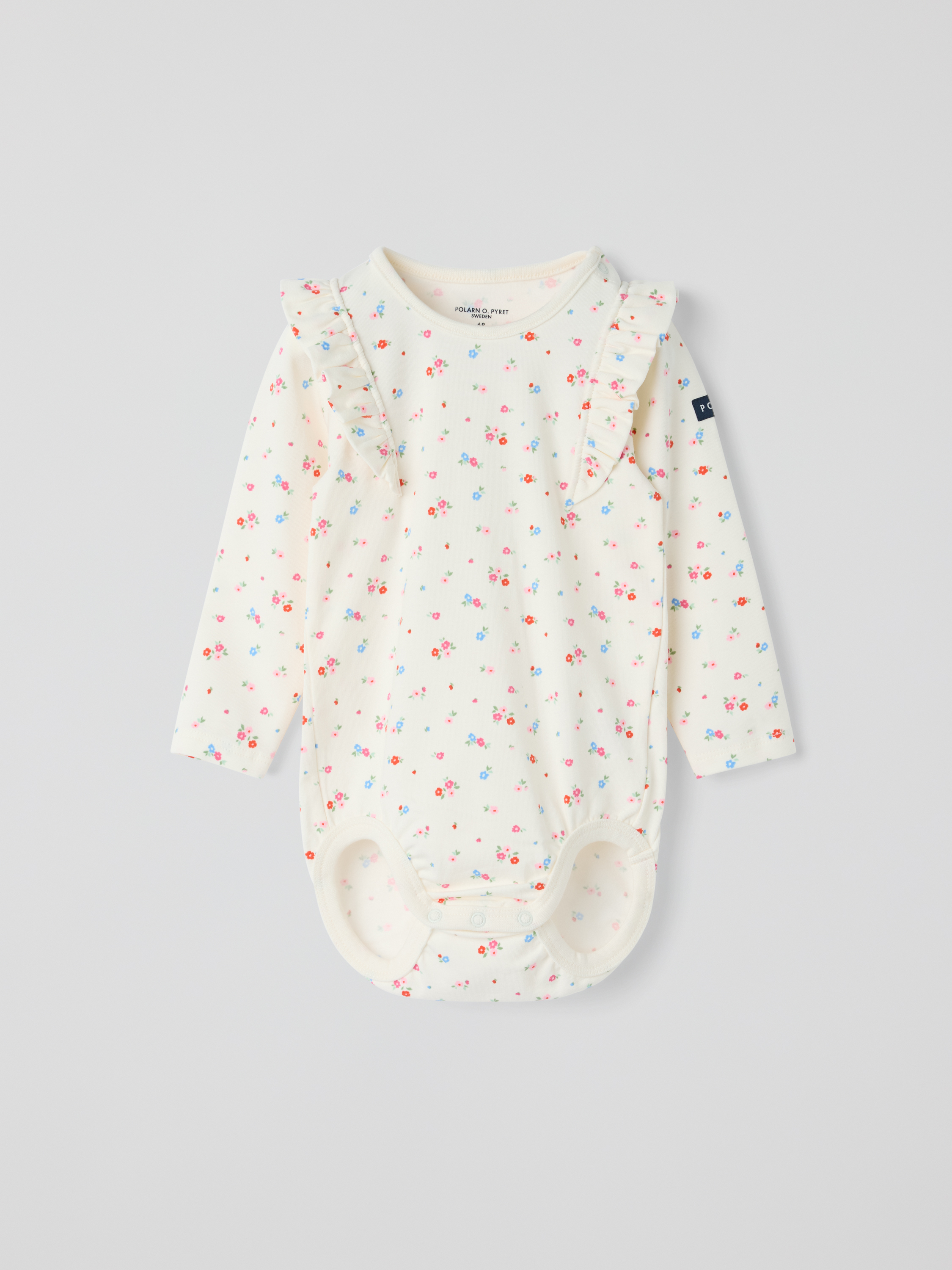 Pitkähihainen body kukkakuvio