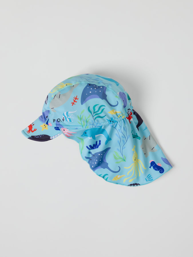 UV-lippalakki niskasuojalla