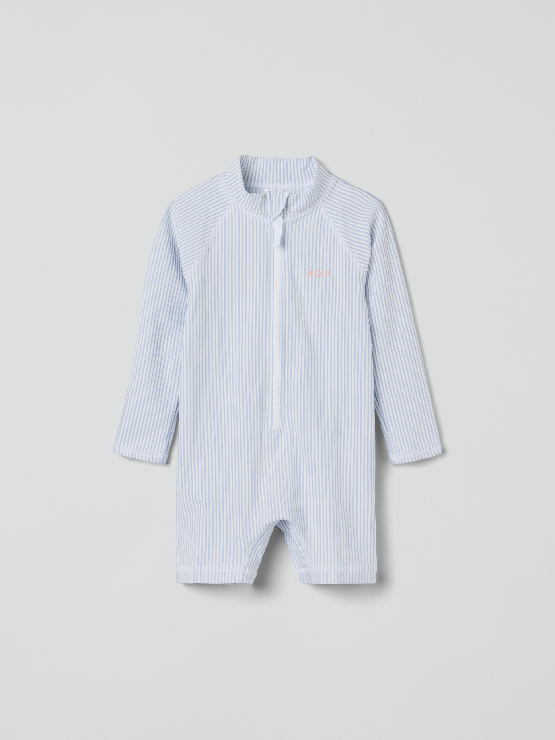 Pitkähihainen raidallinen UV-uimahaalari