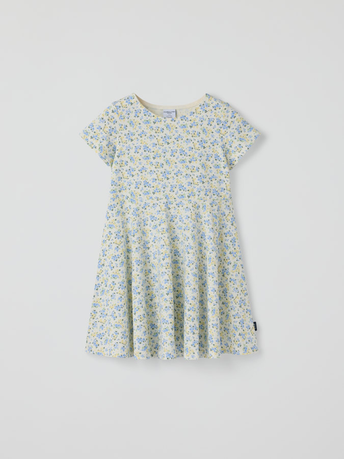 Pyörähdysmekko kukkakuvio