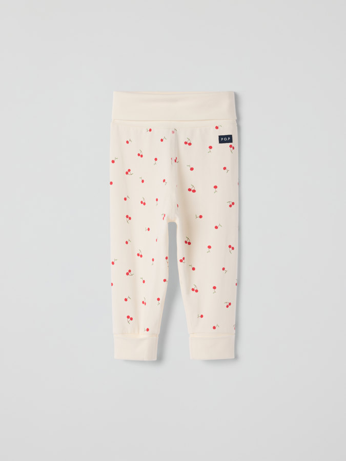 Housut käännettävät resorit kirsikka Housut käännettävät resorit kirsikka