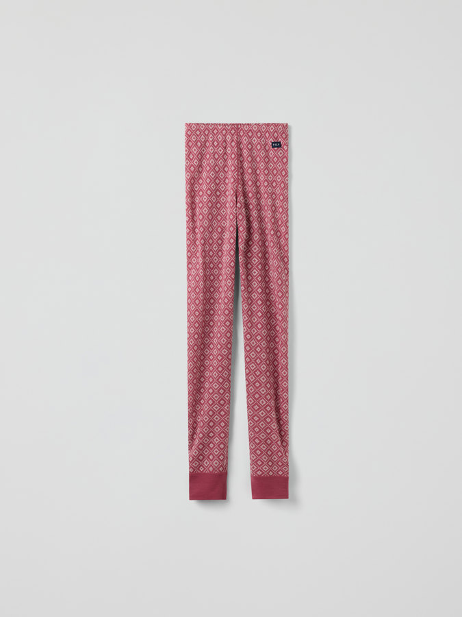 Pitkät alushousut merinovillaa jacquard aikuinen Pitkät alushousut merinovillaa jacquard aikuinen