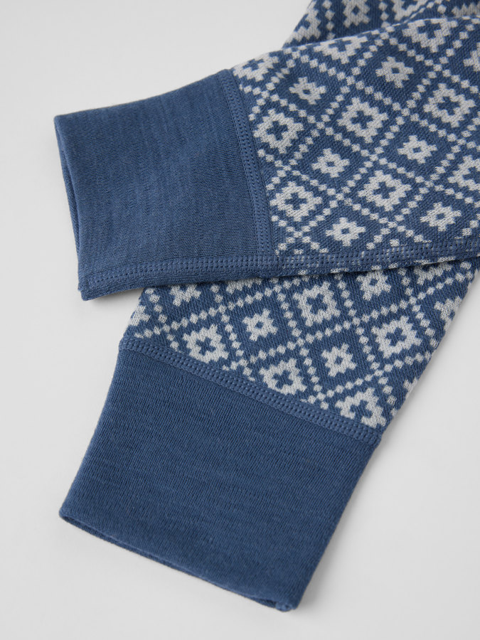 Pitkät alushousut merinovillaa Jacquard Pitkät alushousut merinovillaa Jacquard