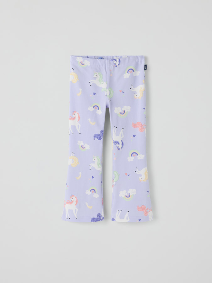PLAY leveälahkeiset leggingsit