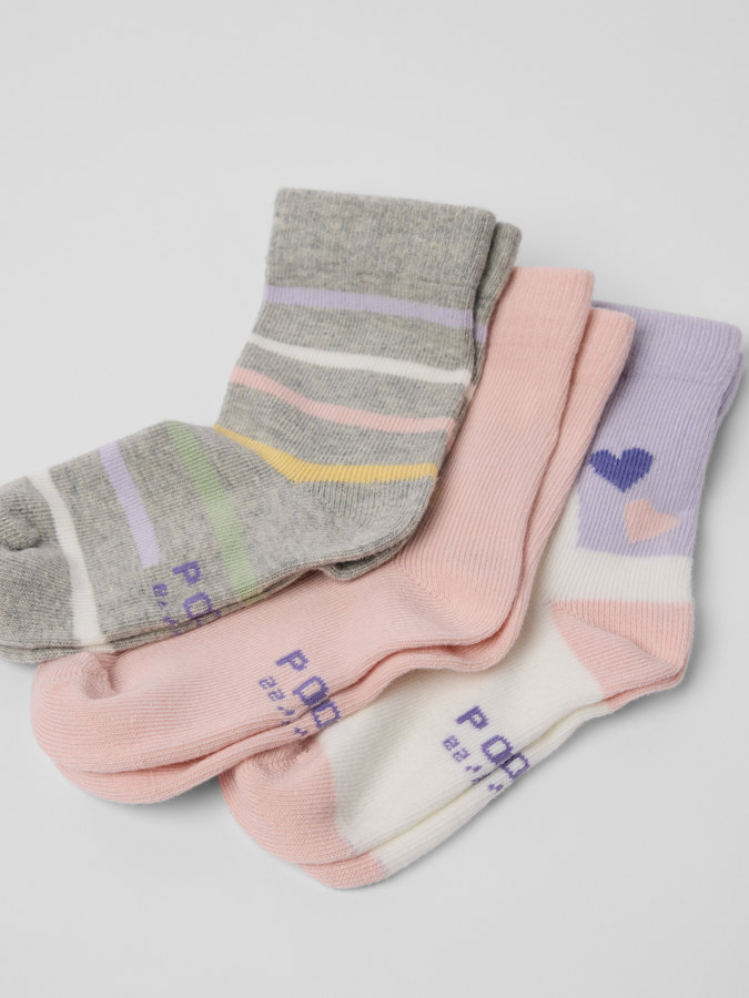 3-pack sukat kuviolliset