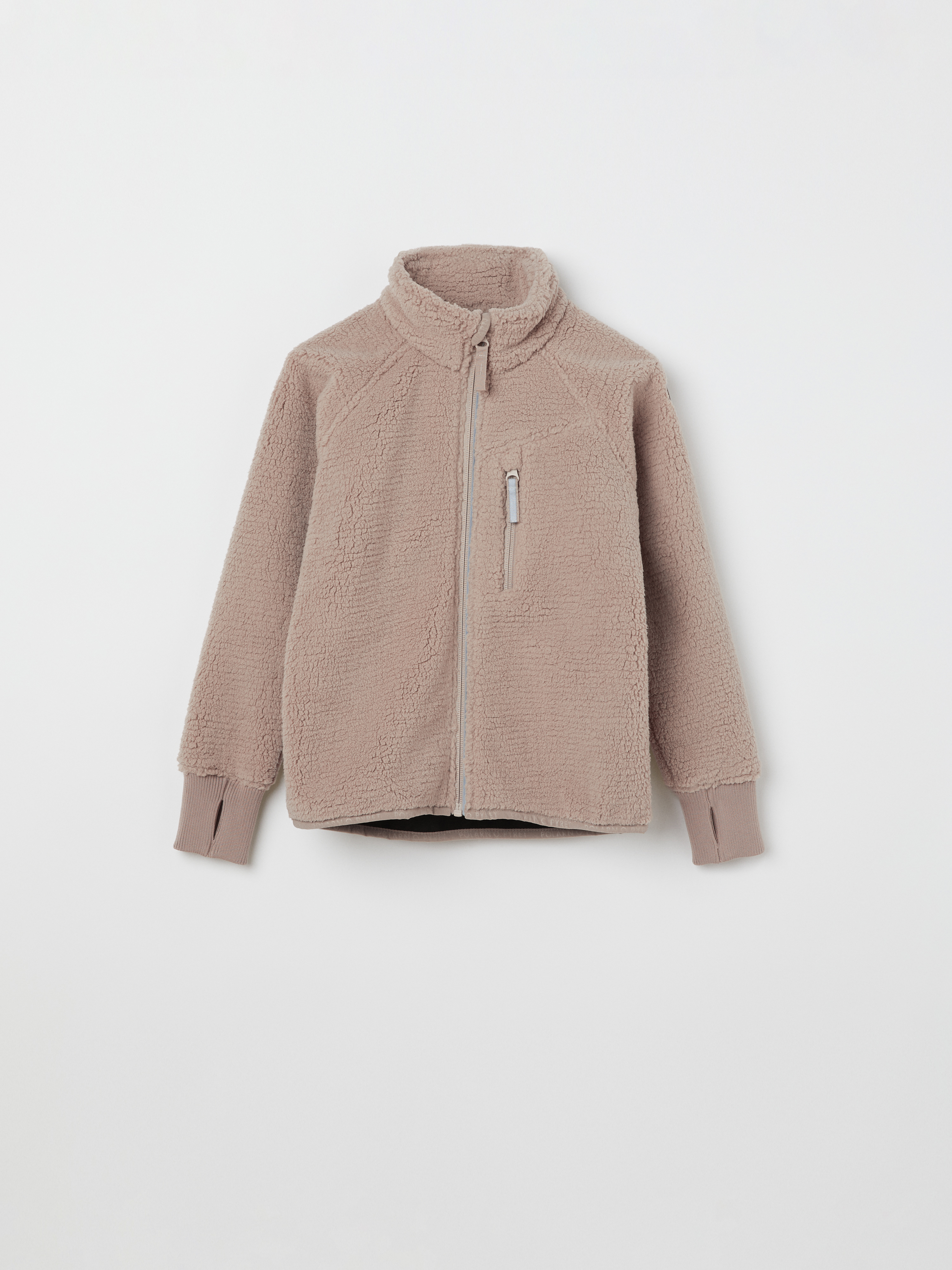 Tuulenpitävä teddyfleece-takki