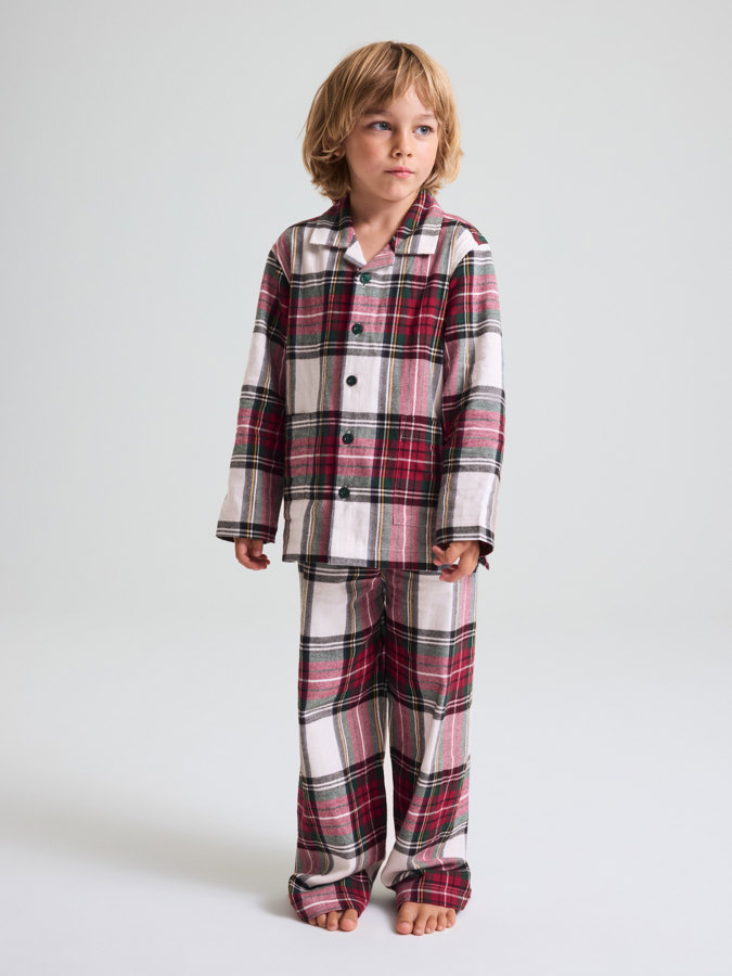 Kaksiosaiset pyjamat ruutu Kaksiosaiset pyjamat ruutu