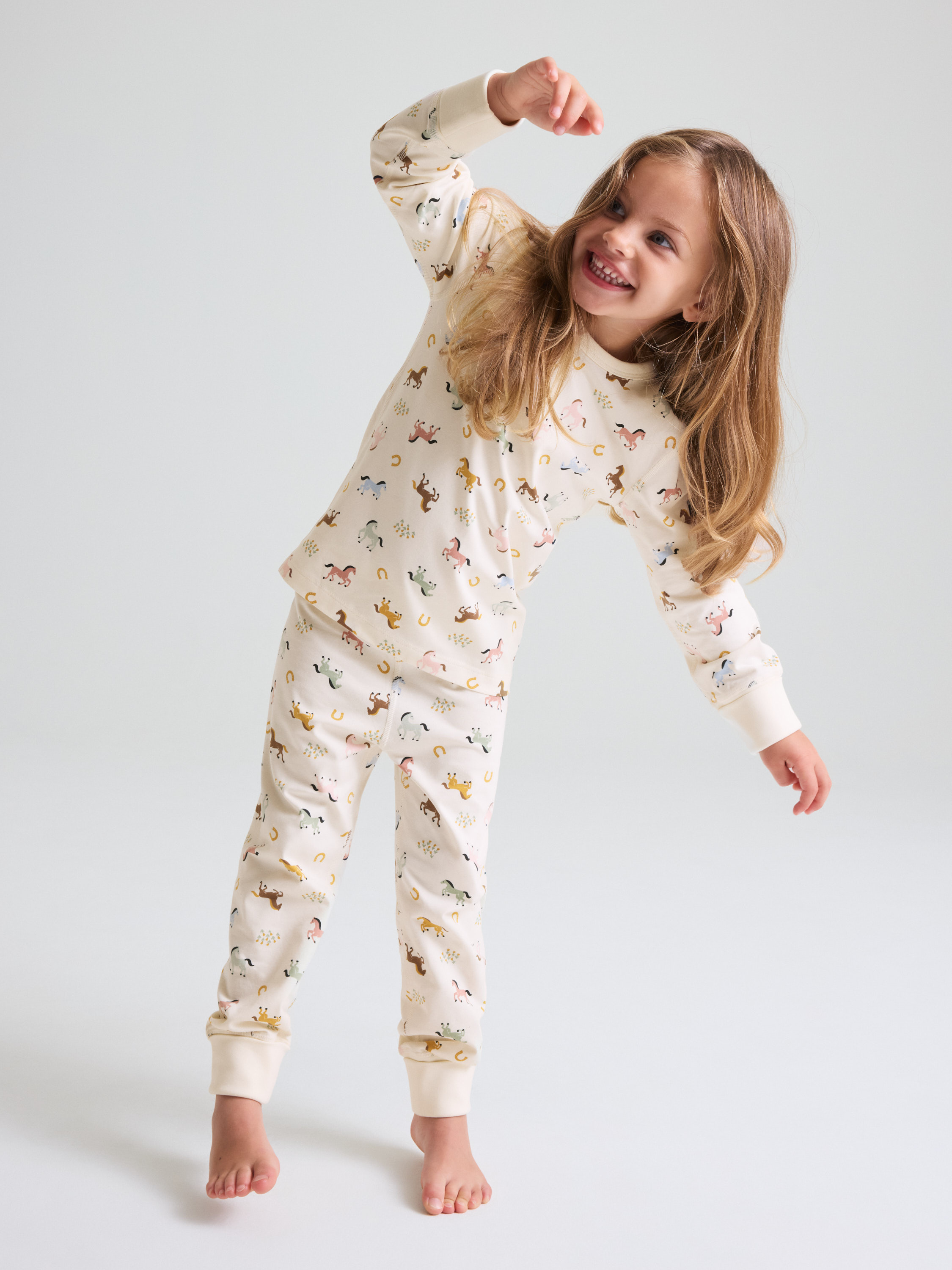 Pyjamasetti hevoset