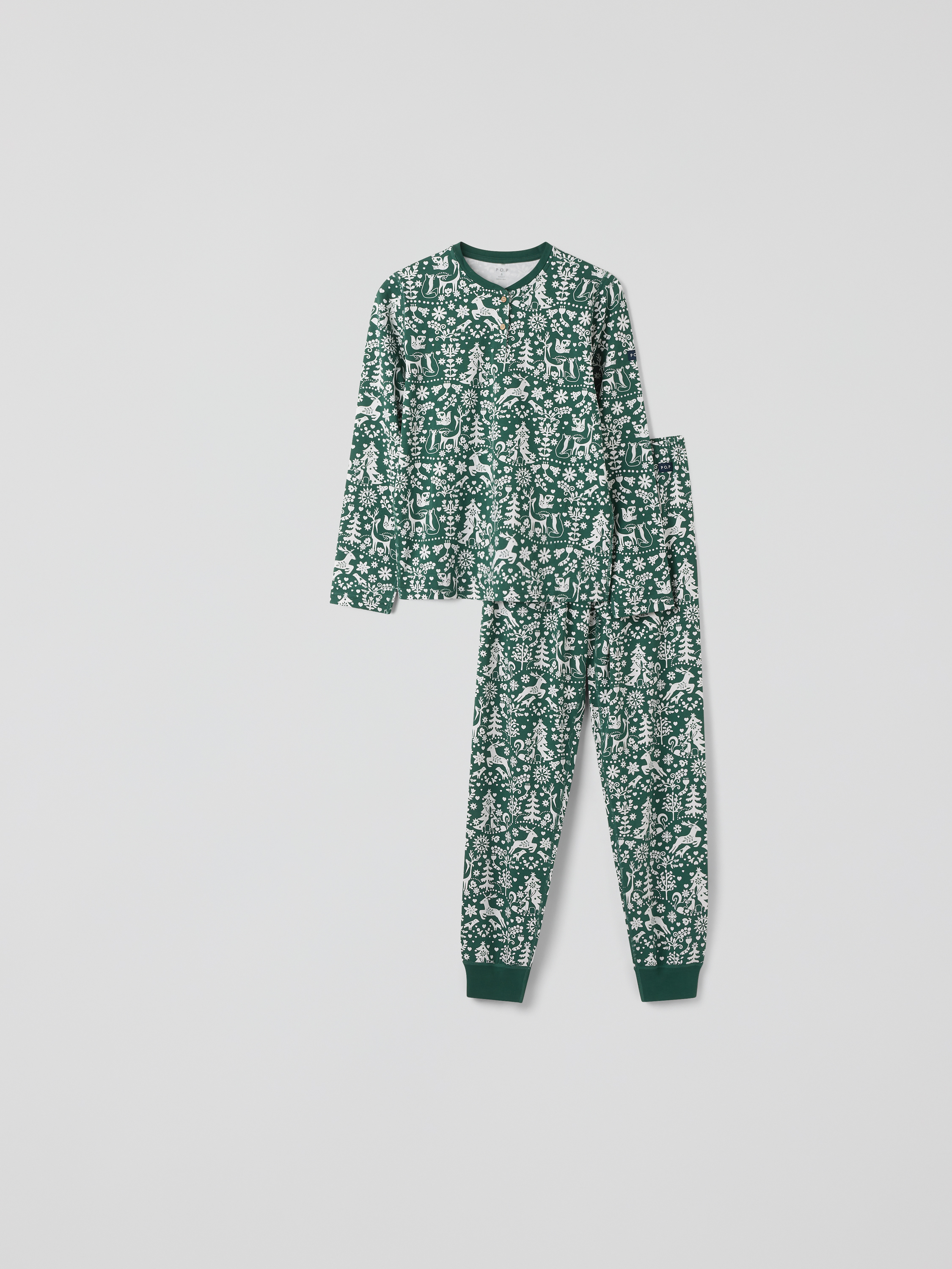 Pyjamat luomupuuvilla Talvi