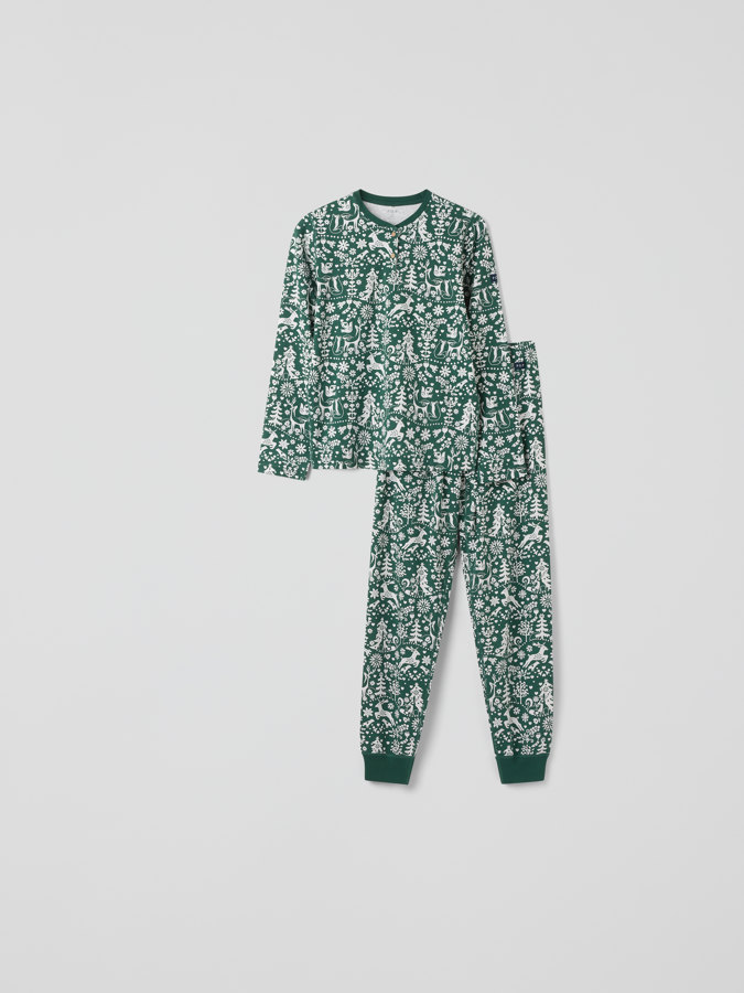 Pyjamat luomupuuvilla Talvi Pyjamat luomupuuvilla Talvi