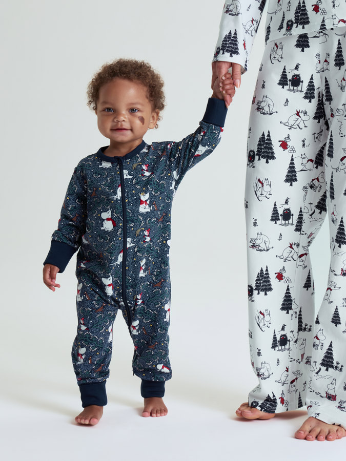 Pyjamahaalari muumikuviolla