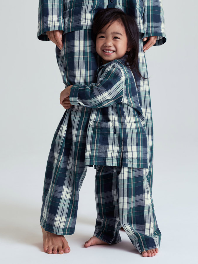 Kaksiosainen ruudullinen pyjama