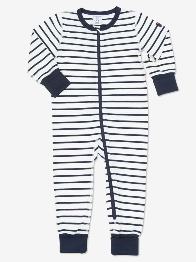 Vauvan/lasten raidallinen pyjamahaalari