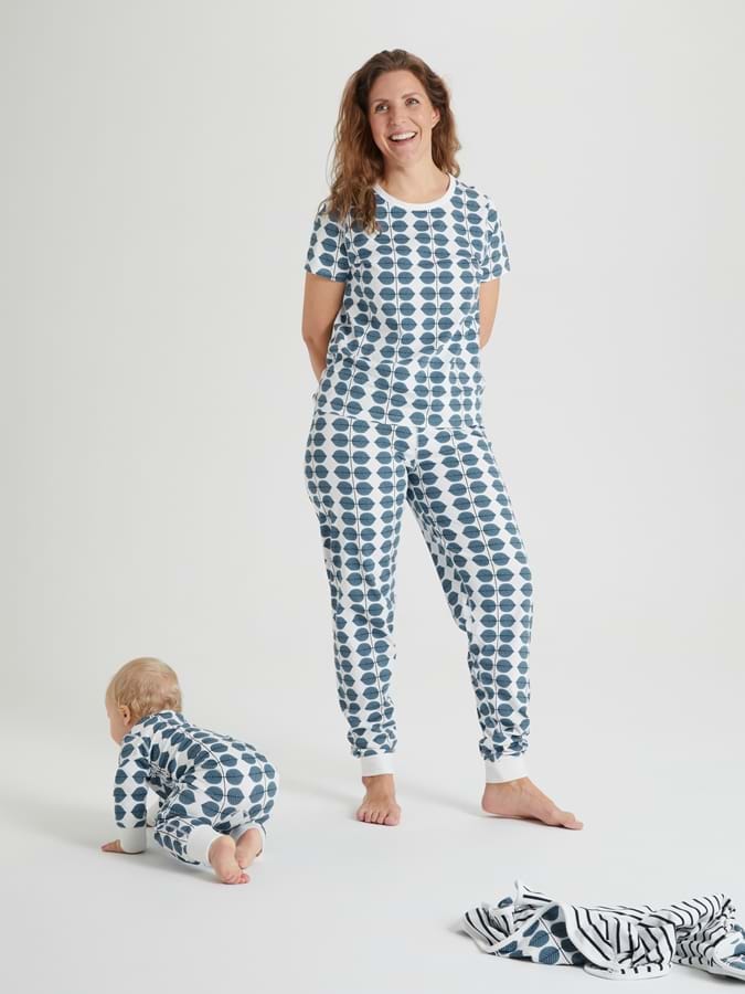 Aikuisten lyhythihainen pyjama, Berså