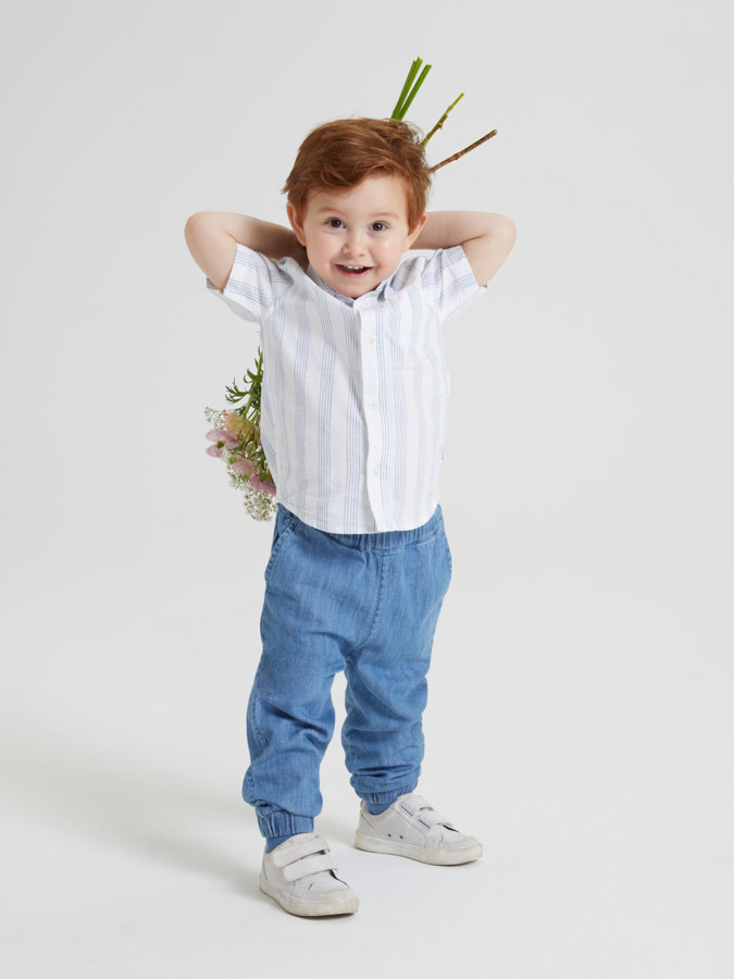 Lyhythihainen paita, raidallinen Lyhythihainen paita, raidallinen