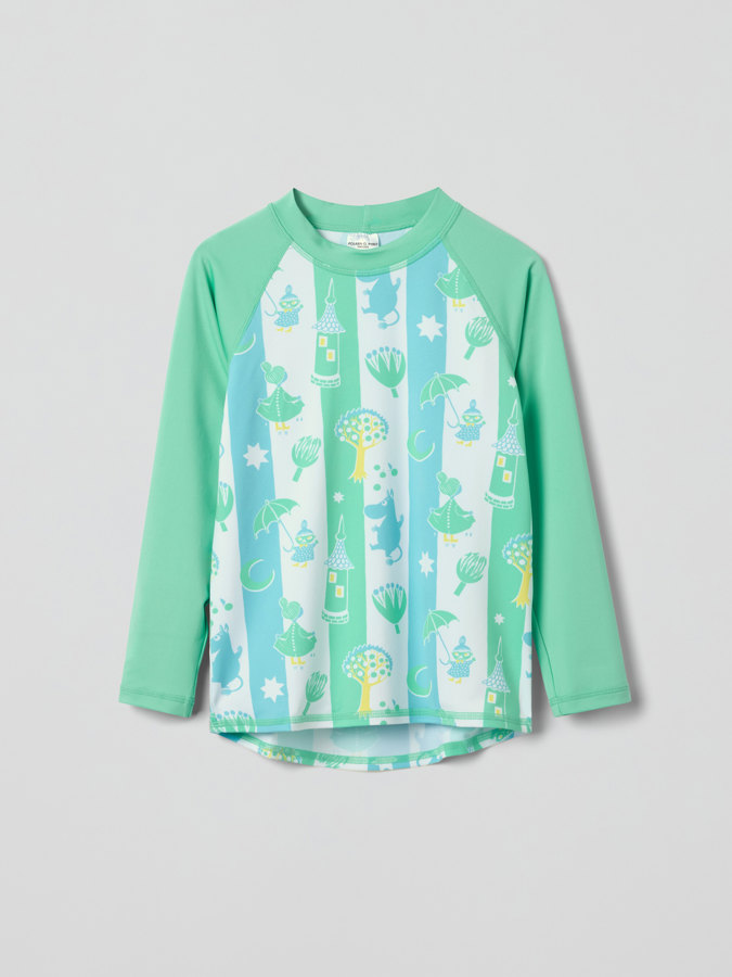 Pitkähihainen UV-paita muumikuviolla Pitkähihainen UV-paita muumikuviolla