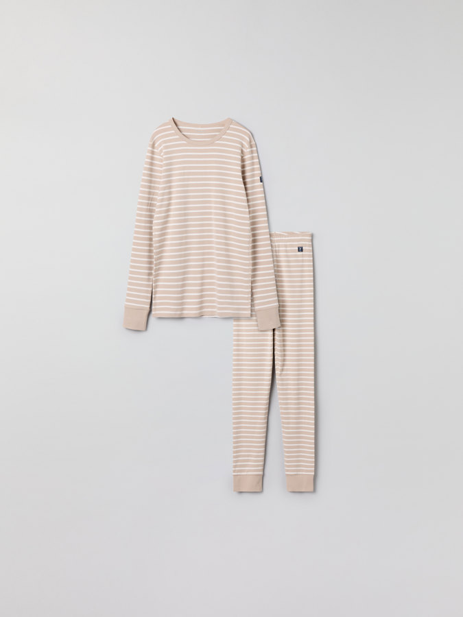 Aikuisten raidallinen housu- ja paitasetti Aikuisten raidallinen housu- ja paitasetti