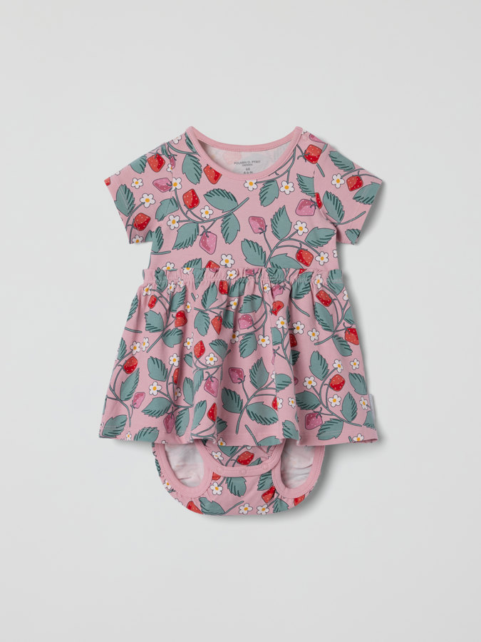 Mekkobody mansikkakuviolla Mekkobody mansikkakuviolla