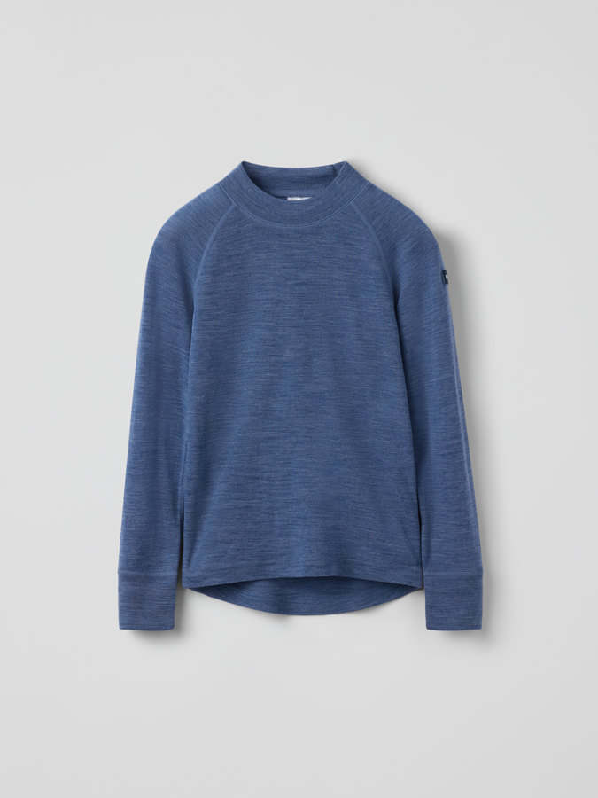 Pitkähihainen kerrastopaita merinovillaa Pitkähihainen kerrastopaita merinovillaa