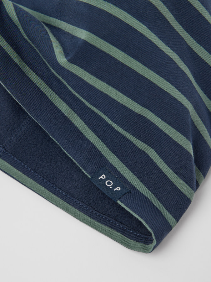 Trikoopipo fleecevuorilla raidallinen Trikoopipo fleecevuorilla raidallinen