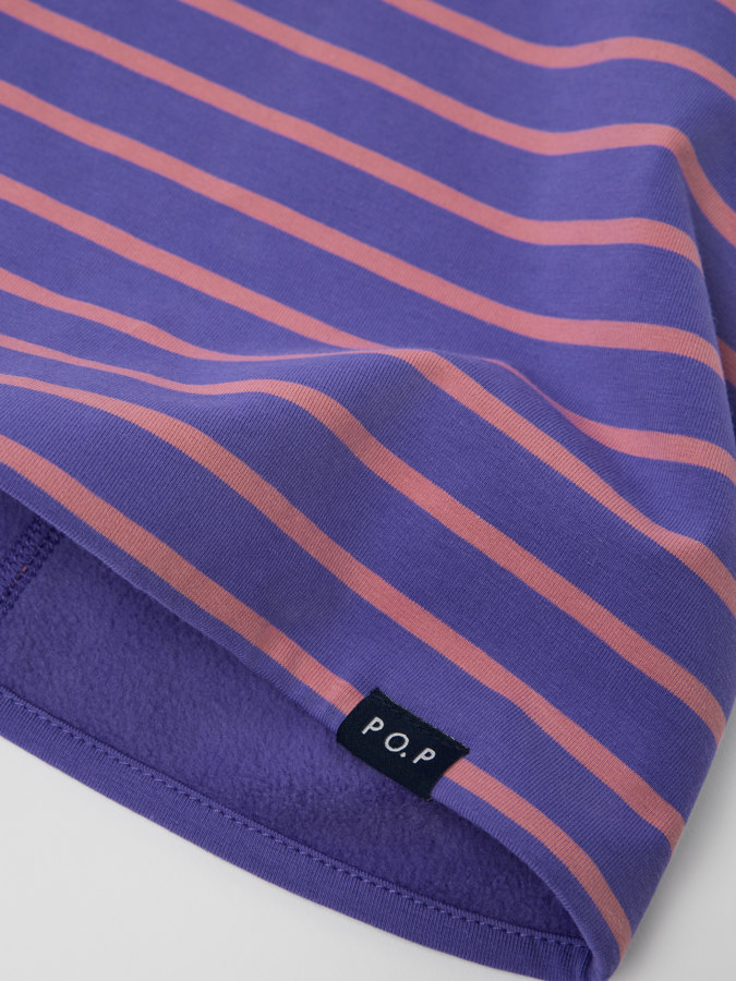 Tuubihuivi fleecevuorilla raidallinen Tuubihuivi fleecevuorilla raidallinen