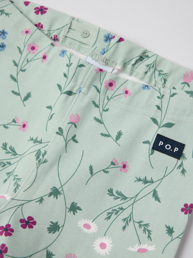 PLAY-leggingsit kukkakuviolla PLAY-leggingsit kukkakuviolla