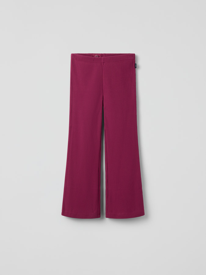 Ribatut leveälahkeiset leggingsit Ribatut leveälahkeiset leggingsit