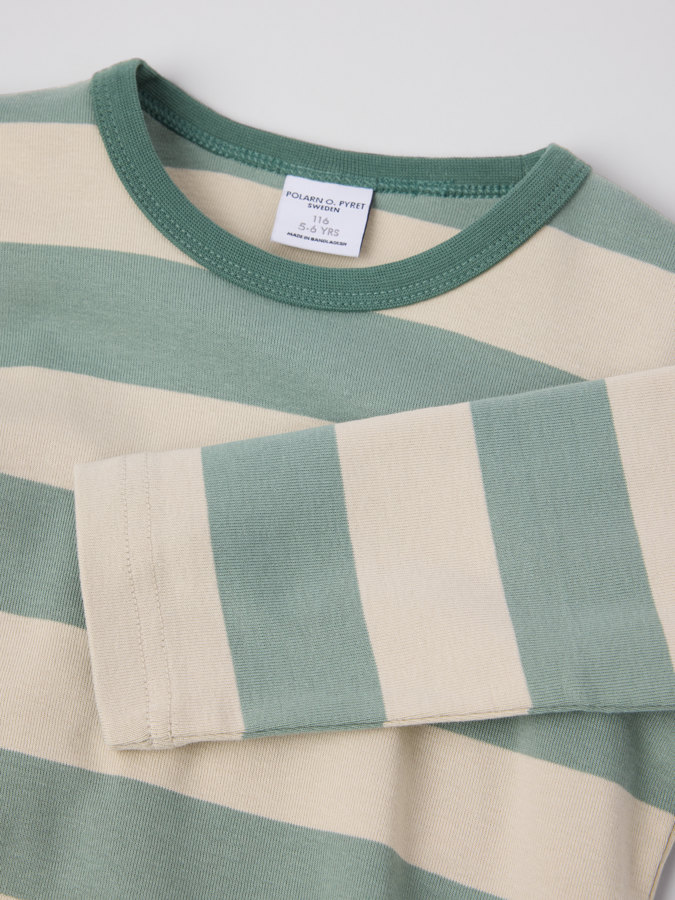 Pitkähihainen t-paita raidallinen Pitkähihainen t-paita raidallinen