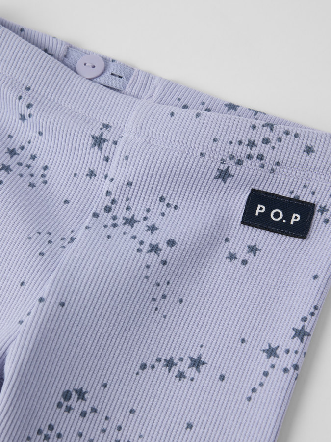 Ribatut leggingsit tähdet Ribatut leggingsit tähdet