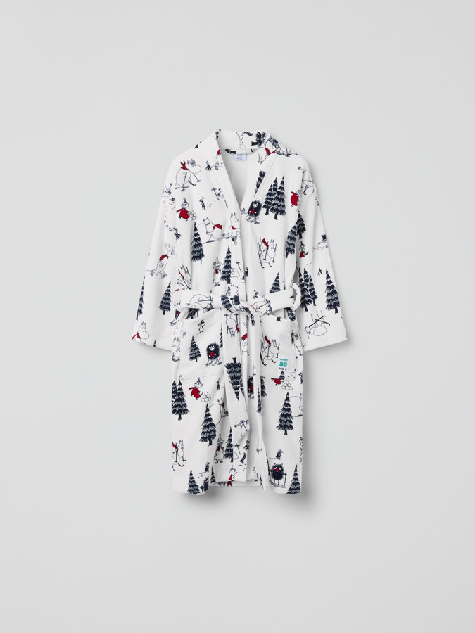 Kylpytakki muumikuviolla Kylpytakki muumikuviolla